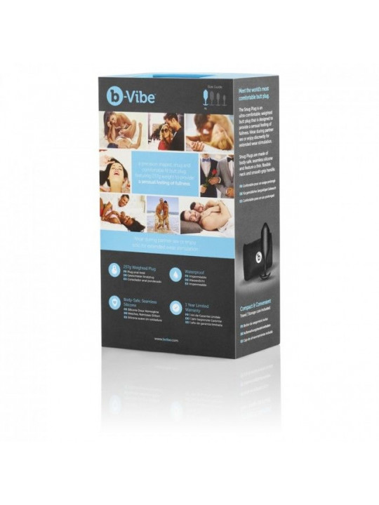 B-VIBE - PLUG ANALE SNUG 4 NERO