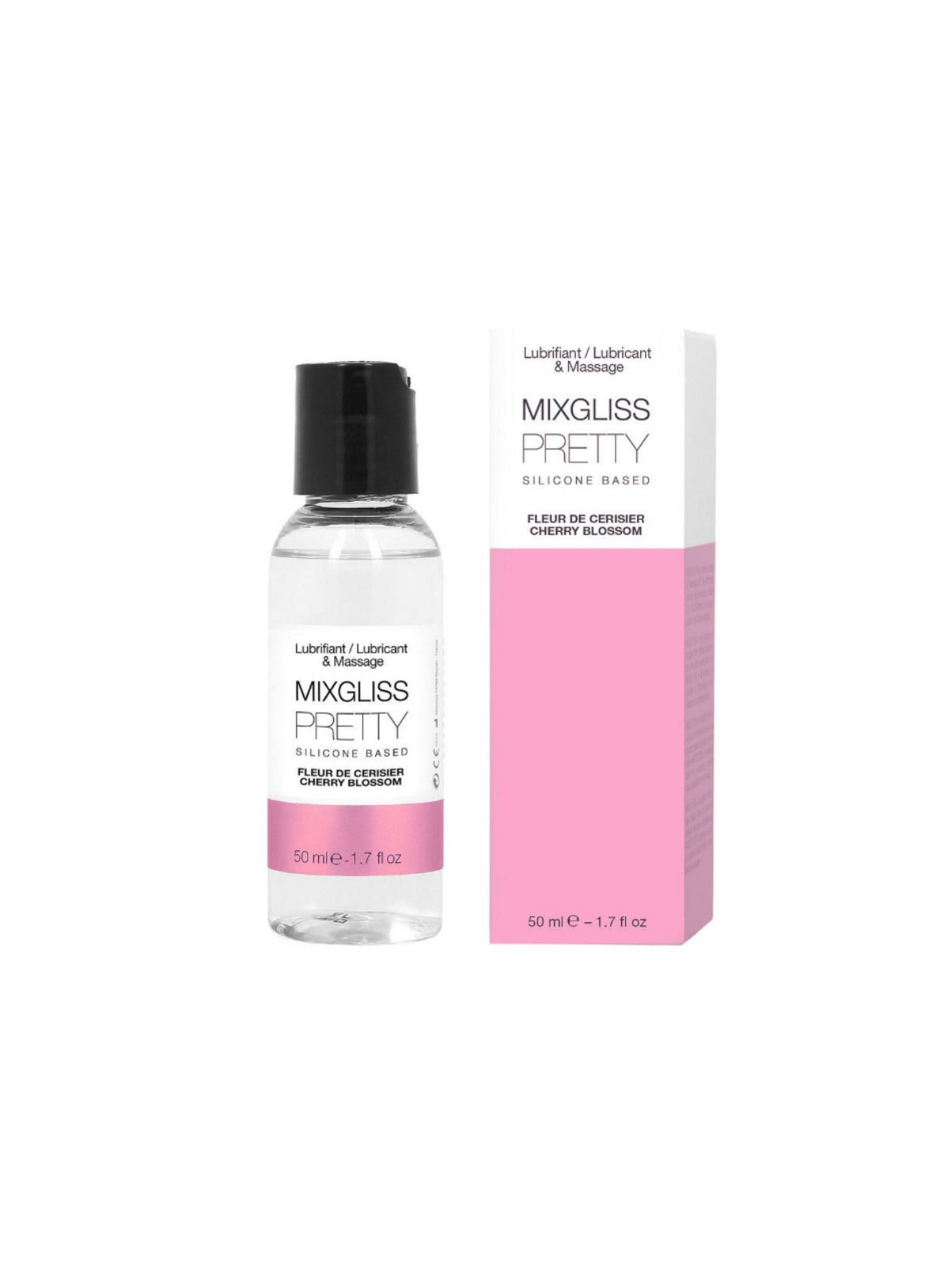 MIXGLISS - LUBRIFICANTE AL SILICONE PRETTY FIORE DI CILIEGIO 50 ML