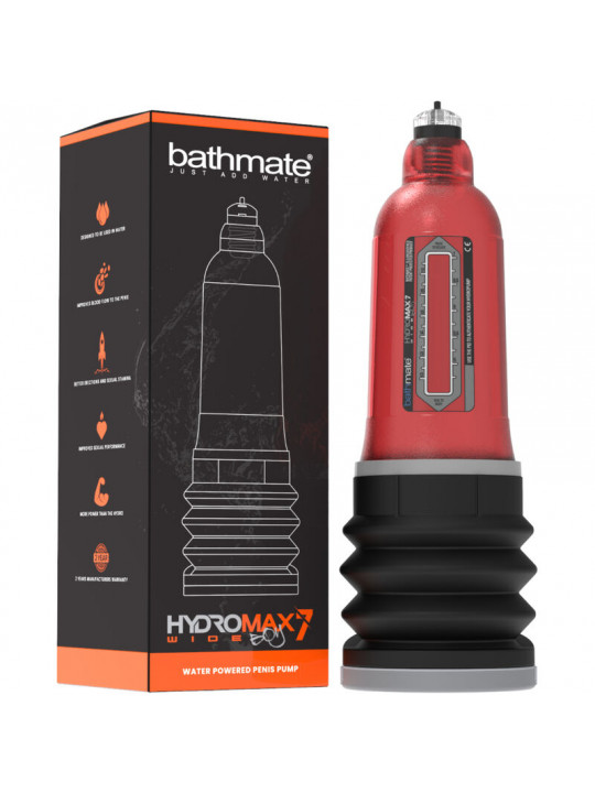 BATHMATE - HYDROMAX 7 WIDE BOY X30 ROSSO