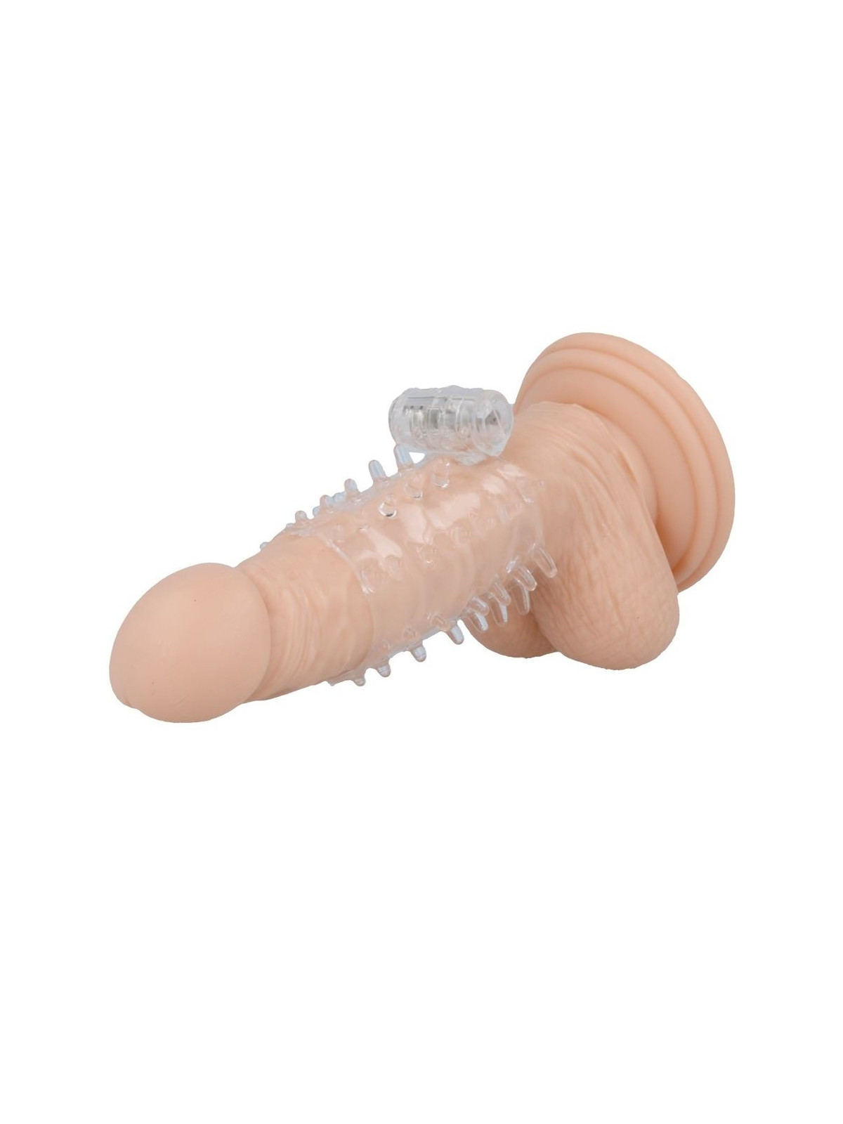 CASUAL LOVE - COPERTURA PER PENE VIBRATORE TRASPARENTE CON ANELLO