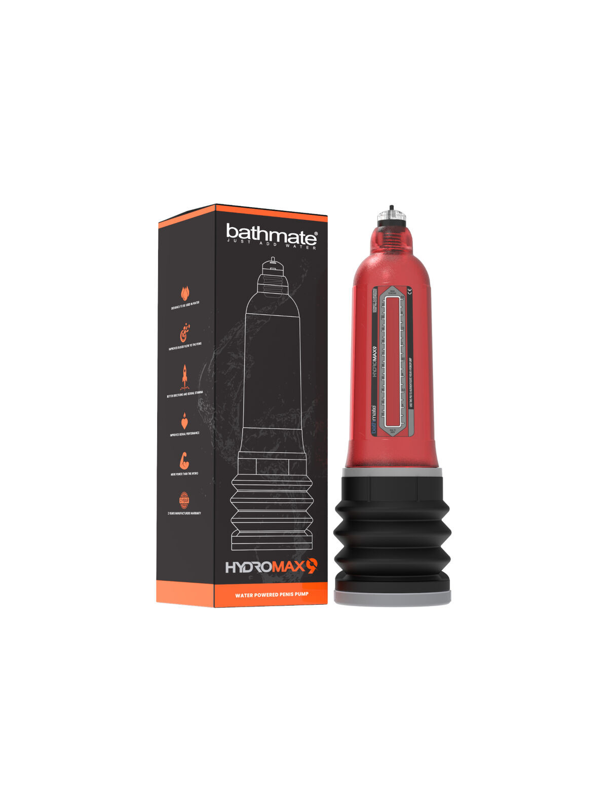 BATHMATE - HYDROMAX 9 POMPA PER LAUMENTO DEL PENE ROSSO