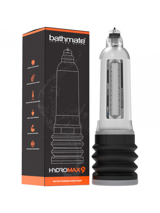 BATHMATE - HYDROMAX 9 POMPA PER LAUMENTO DEL PENE TRASPARENTE