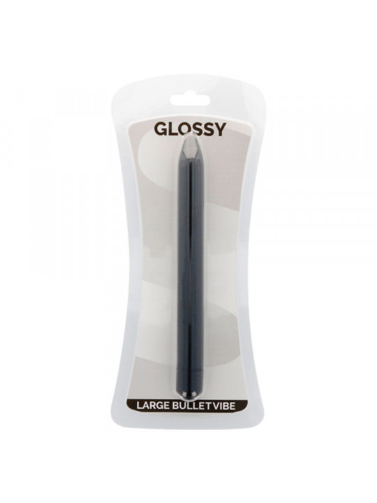 GLOSSY - VIBRATORE SLIM NERO