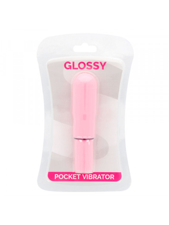 GLOSSY - VIBRATORE TASCABILE ROSA