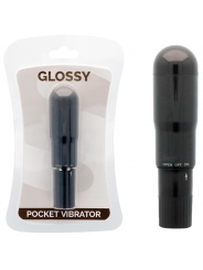 GLOSSY - VIBRATORE TASCABILE NERO