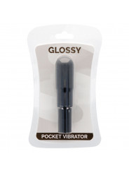 GLOSSY - VIBRATORE TASCABILE NERO