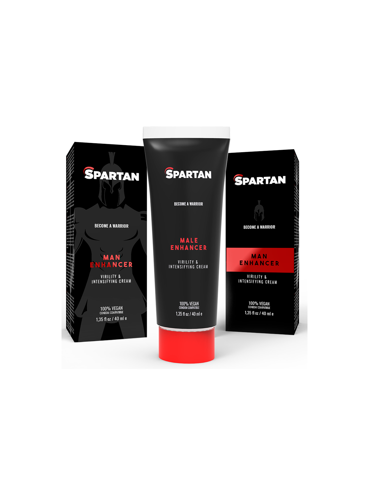 SPARTAN - GEL DI COPPIA CREMA VIRILITÀ E INSENSIFICANTE 100% VEGAN