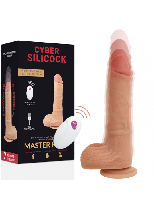 CYBER SILICOCK - TELECOMANDO REALISTICO MASTER HUCK 20.9 CM -O- 4 CM