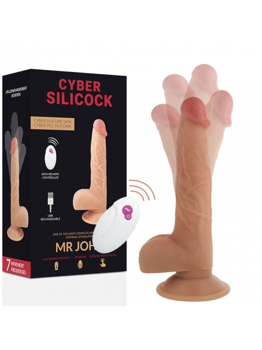 CYBER SILICOCK - TELECOMANDO REALISTICO MR JOHN 23.88 CM -O- 4.3 CM