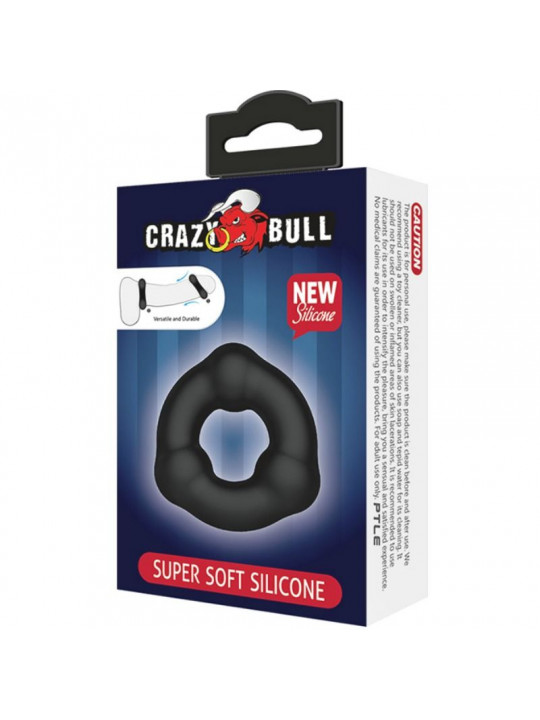 CRAZY BULL - ANELLO IN SILICONE SUPER MORBIDO CON NODULI