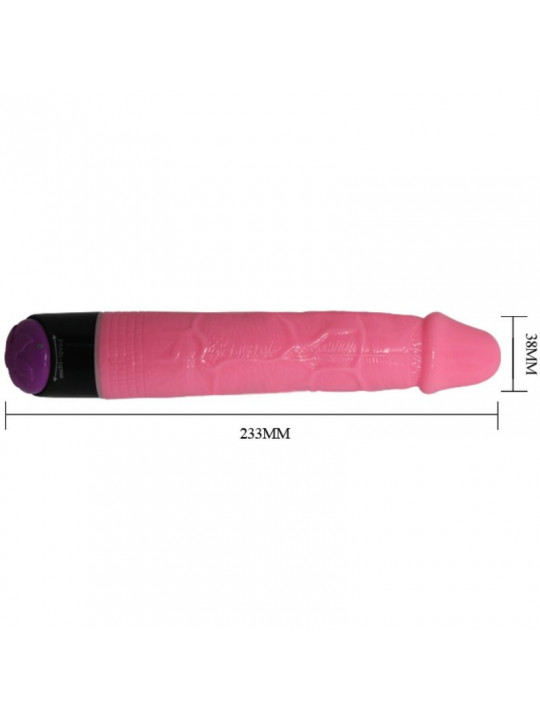 BAILE - VIBRATORE SEX REALISTICO COLORATO ROSA 23 CM