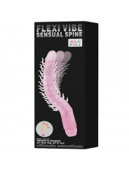 BAILE - DILDO VIBRANTE FLESSIBILE SENSUAL SPINE FLEXI VIBE LILLA 23.5 CM