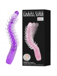 BAILE - DILDO VIBRANTE FLESSIBILE SENSUAL SPINE FLEXI VIBE LILLA 23.5 CM