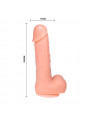 BAILE - DILDO DONG REALISTICO VIBRAZIONE E ROTAZIONE 20 CM