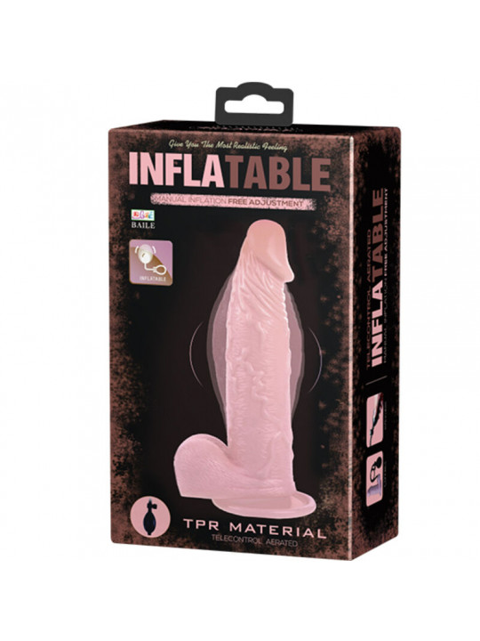 DANCE - DILDO GONFIABILE REALISTICO CON VENTOSA 15 CM