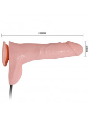 BAILE - DILDO REALISTICO GONFIABILE CON VENTOSA 15 CM