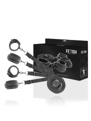 FETISH SUBMISSIVE - SET DI MANETTE E CRAVATTE CON FODERA IN NOPRENE