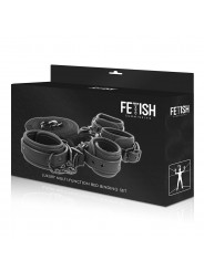 FETISH SUBMISSIVE - SET DI MANETTE E CRAVATTE CON FODERA IN NOPRENE