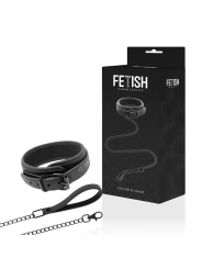 FETISH SUBMISSIVE - COLLANA A CATENA CON FODERA IN NOPRENE