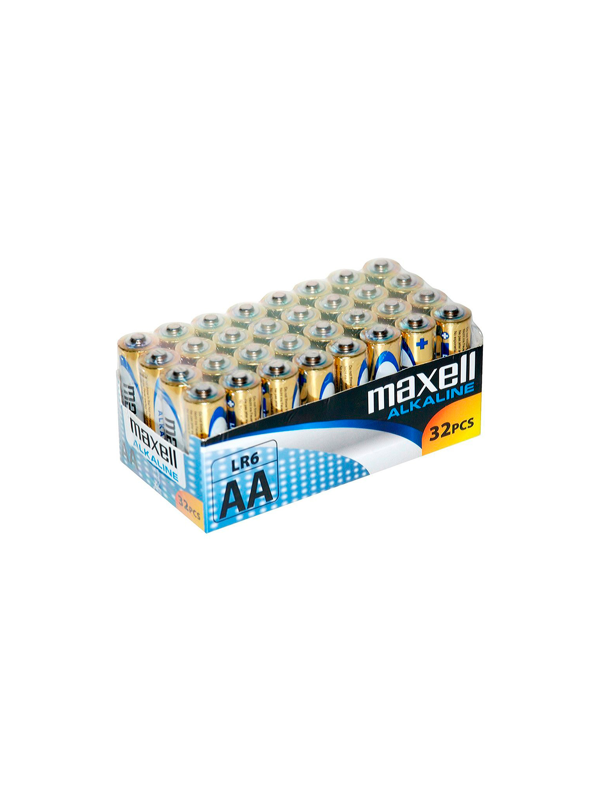 MAXELL - BATTERIA ALCALINA AA LR6 PACCO*32 UDS