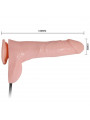 BAILE - DILDO VIBRANTE E GONFIABILE REALISTICO 18.8 CM