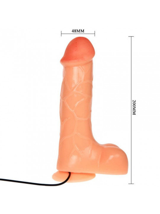 BAILE - VIBRATORE DILDO REALISTICO INTREPID IMPERATORE 20 CM