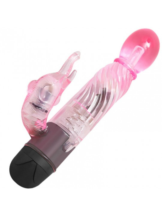 BAILE - REGALATI UN TIPO DI VIBRATORE AMANTE CON CONIGLIO ROSA 10 MODALIT