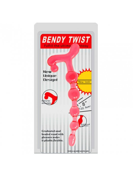 BAILE - SFERE ANAL ROSSE FLESSIBILI TWIST