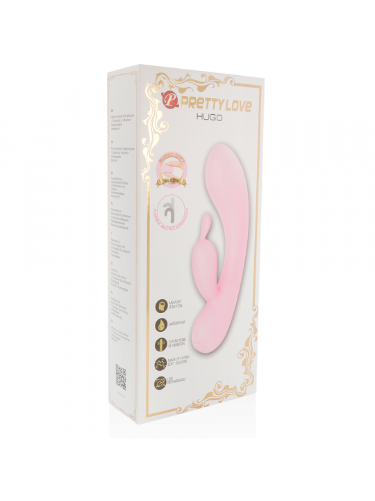 PRETTY LOVE - VIBRATORE ABBASBAILEA LOVE SMART HUGO RABBIT CON ORECCHIE