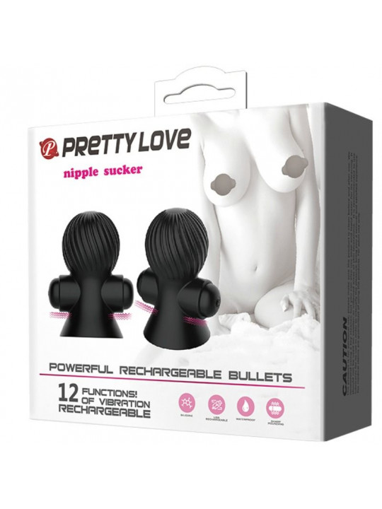 PRETTY LOVE - STIMOLATORE DEL CAPEZZOLO 12 MODALIT DI VIBRAZIONE