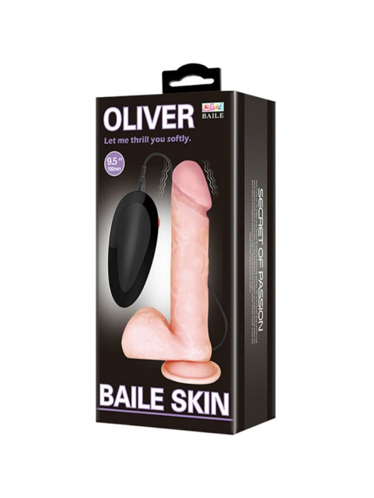 BAILE - OLIVER DILDO REALISTICO CON VIBRAZIONE