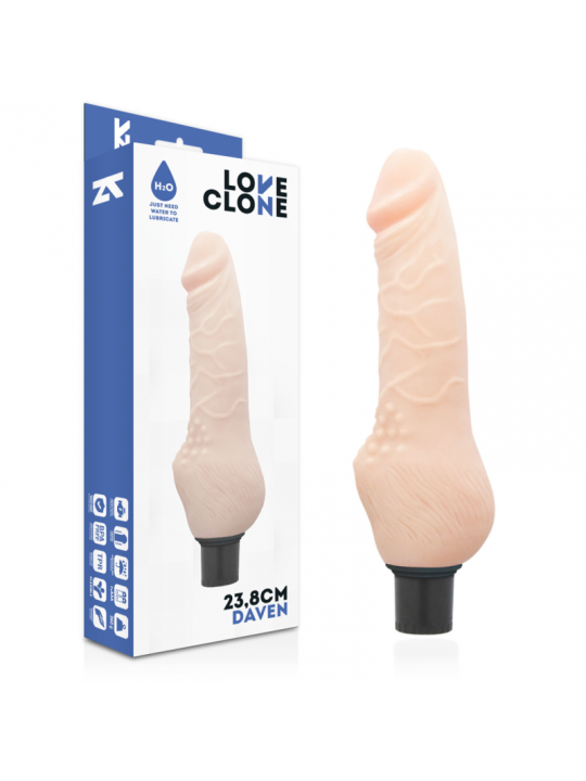 LOVECLONE - DAVEN AUTOLUBRIFICAZIONE REALISTICA 23.8 CM -O- 3.8 CM