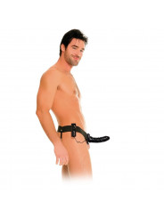 FETISH FANTASY SERIES - STRAP-ON CAVO VIBRANTE PER LEI O LUI NERO