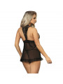 SUBBLIME - BABYDOLL NERA APERTA SUBBLIME S / M