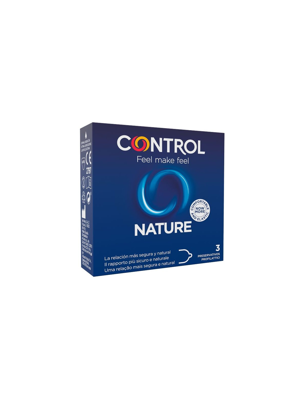 CONTROL - PRESERVATIVI ADAPTA NATURE 3 UNITÀ