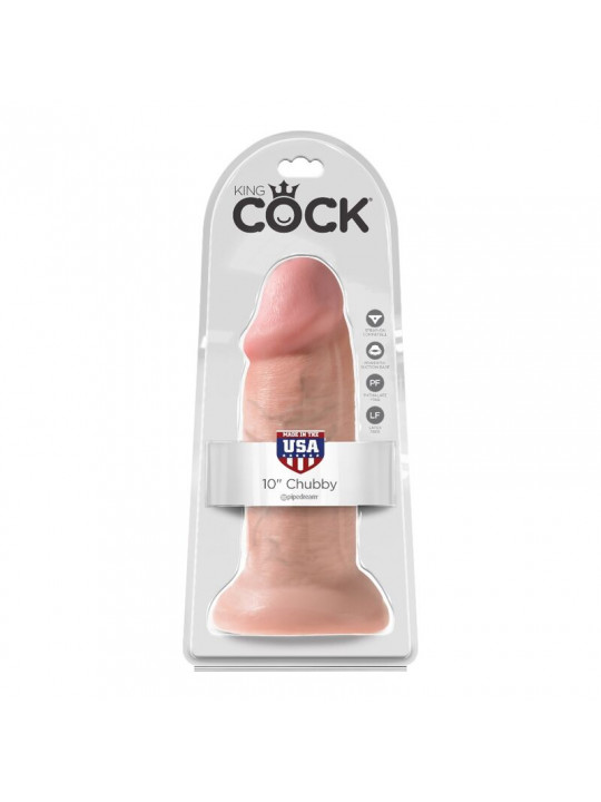 KING COCK - DILDO REALISTICO CHUBBY 25.4 CM