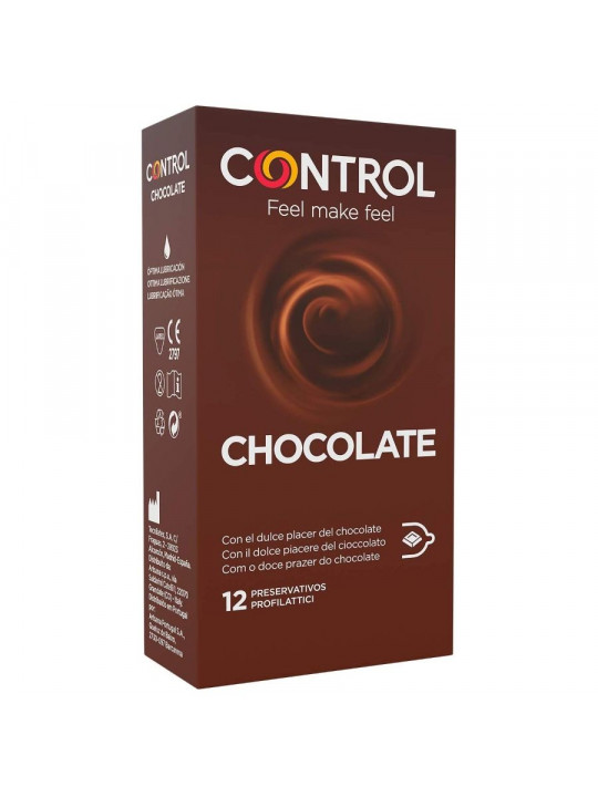 CONTROL - ADAPTA CHOCOLATE CONDOMS 12 UNITS