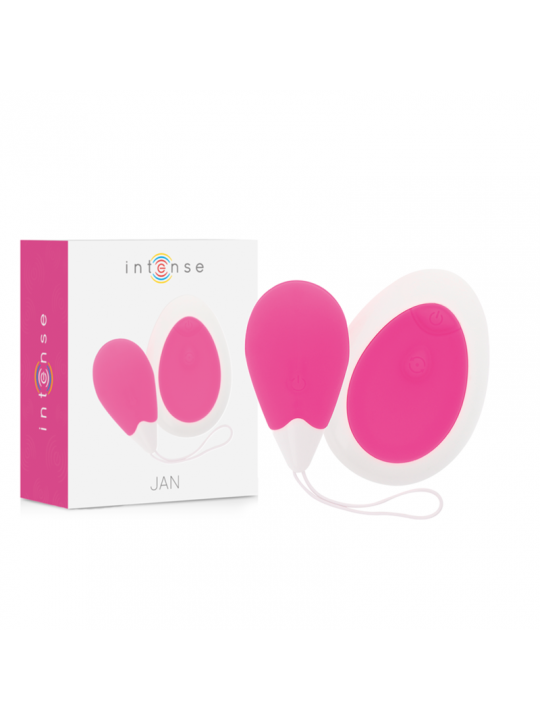 INTENSE - TELECOMANDO VIBRATORE JAN EGG ROSA