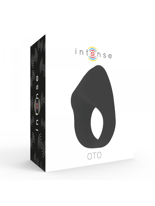 INTENSE - ANELLO VIBRATORE RICARICABILE OTO NERO