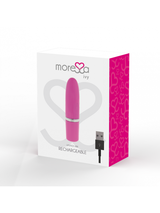 MORESSA - IVY VIBRATORE STIMOLATORE DA VIAGGIO ROSA