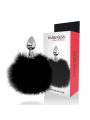 DARKNESS - BUTTPLUG ANALE EXTRA CON CODA NERA 7 CM