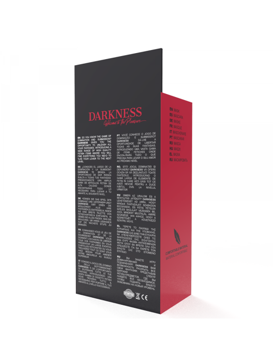 DARKNESS - MASCHERA ROSSA LISCIA