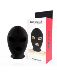 DARKNESS - MASCHERA DI SOTTOMISSIONE BDSM BOCCA E OCCHI NERA