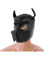 DARKNESS - MASCHERA PER CANI IN NEOPRENE CON MUSEROLA RIMOVIBILE M