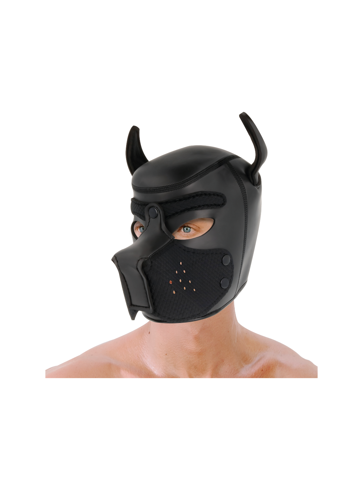 DARKNESS - MASCHERA PER CANI IN NEOPRENE CON MUSEROLA RIMOVIBILE M