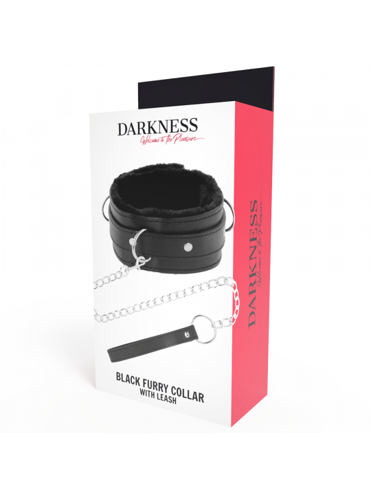 DARKNESS - COLLANA PER POSTURA CONFORTEVOLE CON CATENA IN PELLE