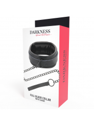 DARKNESS - COLLANA NERA CON CATENA