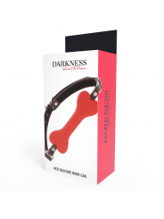 DARKNESS - BAVAGLINO IN SILICONE RED BONE