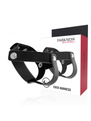 DARKNESS - ANELLO IN PELLE PER PENE E TESTICOLI