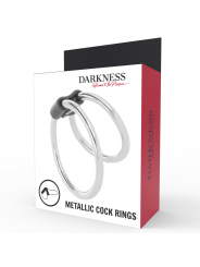 DARKNESS - ANELLO PER PENE DOPPIO IN METALLO